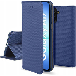 Etui z klapką do Samsung Galaxy A17 5G, Smart Magnetic, granatowe