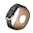 Pasek Skórzany do Apple Watch 1/2/3/4/5/6/7/8/9/10/11/SE Ultra 1/2/3 42/44/45/46/49mm, Czarny