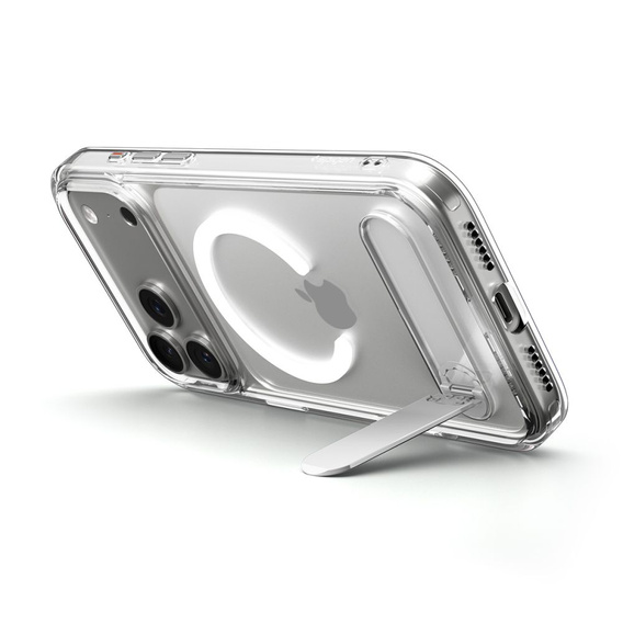 Etui Spigen do iPhone 17 Pro, Ultra Hybrid "S" Mag MagSafe, Clear / White