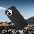 Etui do iPhone 16, Carbon Fiber MagSafe, czarne / niebieskie