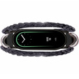 Pasek Skórzany do Xiaomi Smart Band 10 / 9 / 8, Czarny