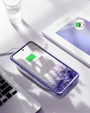 Etui do Samsung Galaxy S22, Suritch Full Body Marble, fioletowe