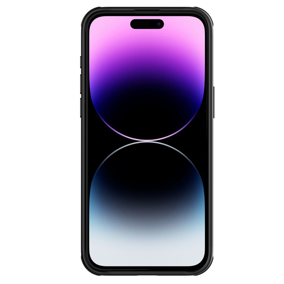 Etui do iPhone 15 Pro, pancerne Nillkin, CamShield Pro, Czarne