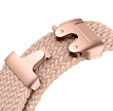 Pleciony Pasek Nylonowy z Klamrą do Apple Watch 1/2/3/4/5/6/7/8/9/10/11/SE 38/40/41/42mm – Różowy