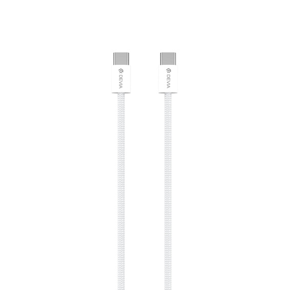 Devia kabel Smart PD USB-C - USB-C 1,0 m 60W 3A biały