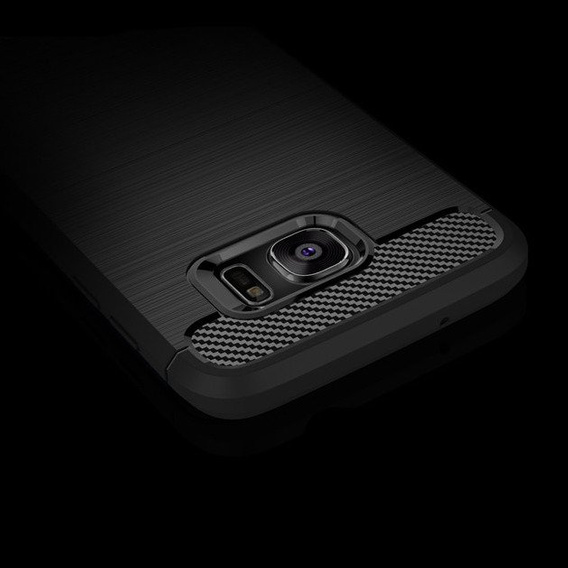 Etui do Samsung Galaxy S7, Karbon, czarne