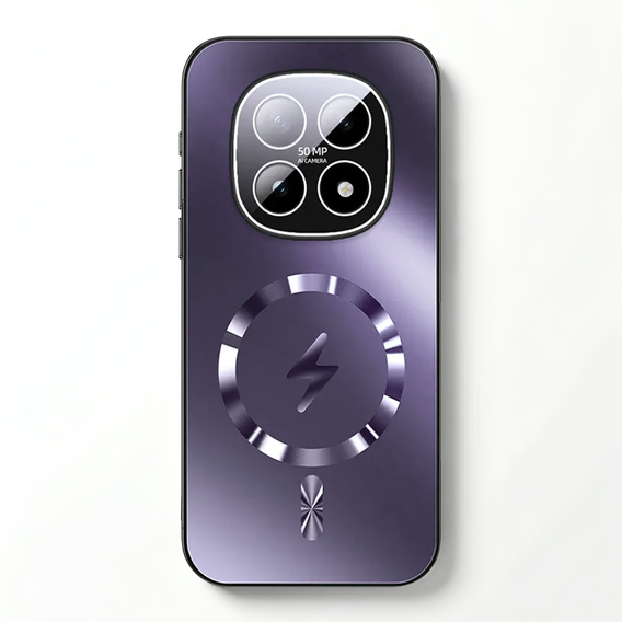 Etui ochronne do Xiaomi Redmi Note 15 5G / Poco M8 5G, do MagSafe, fioletowe