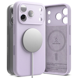 Etui Ringke do iPhone 17 Pro Max, Silicone Magnetic MagSafe, Light Purple