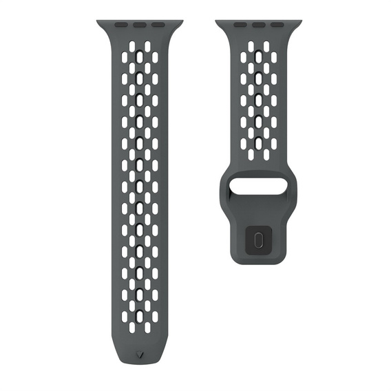 Pasek Silikonowy do Apple Watch 1/2/3/4/5/6/7/8/9/10/11/SE Ultra 1/2/3 42/44/45/46/49mm, Szary