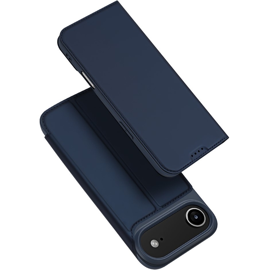 Etui z klapką Dux Ducis do iPhone 17 Air, Skin Pro, granatowe