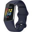 Pasek silikonowy do Fitbit Charge 5, Granatowy
