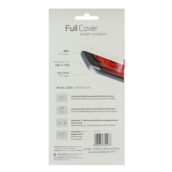 FORCELL Folia Full Cover na Samsung Galaxy J5 2017