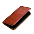 Skórzane Etui Wallet do Samsung Galaxy A72 5G / A72 LTE, Brown