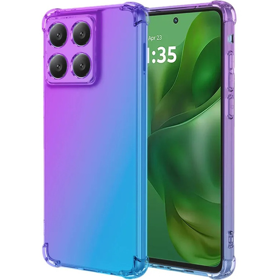 Etui Gradient Dropproof do Motorola Edge 60 / 60 Fusion, Fioletowe / niebieskie