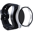 2w1 Etui + Szkło Hartowane do Samsung Galaxy Watch 5 40mm, Srebrne