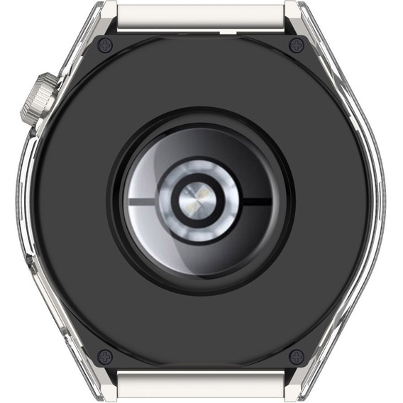 2w1 Etui + Szkło Hartowane do Huawei Watch GT 3 Pro 46mm, Przezroczyste