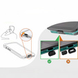 Etui Wodoodporne IP68 do iPhone Air, SHELLBOX MagSafe, niebieskie
