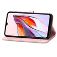 Etui z klapką do Xiaomi Redmi 12C, Mandala, różowe rose gold