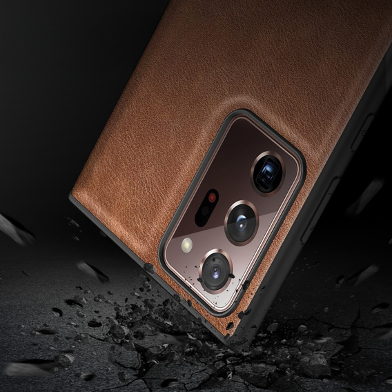 Etui Leather Case do Samsung Galaxy Note 20 Ultra, Brązowe