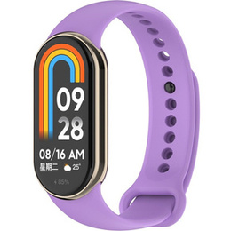 Pasek Silikonowy do Xiaomi Smart Band 10 / 9 / 8, Fioletowy