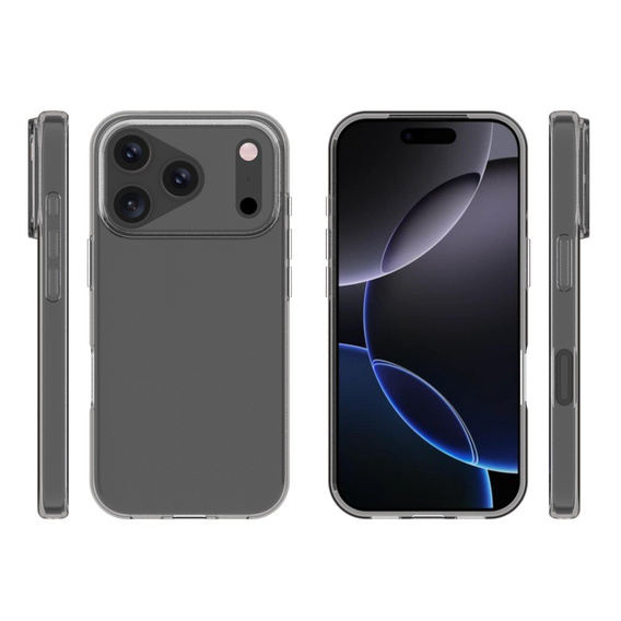 Etui ochronne TPU do iPhone 17 Pro Max – przezroczyste