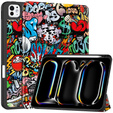 Etui do iPad Pro 11" 2024 (5 gen.), Smartcase, graffiti