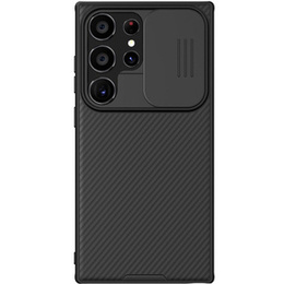 Etui NILLKIN do Samsung Galaxy S24 Ultra, Silicone CamShield Case do MagSafe, czarne