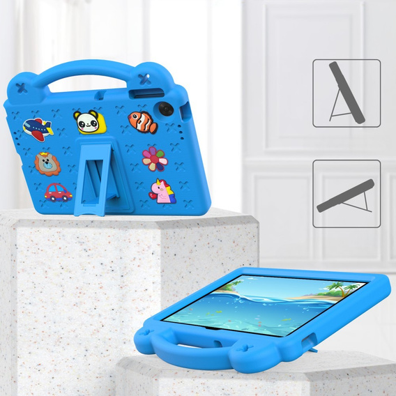 Etui do Lenovo Tab 10.1" TB311FU, Cute Patterns, z podstawką, niebieskie