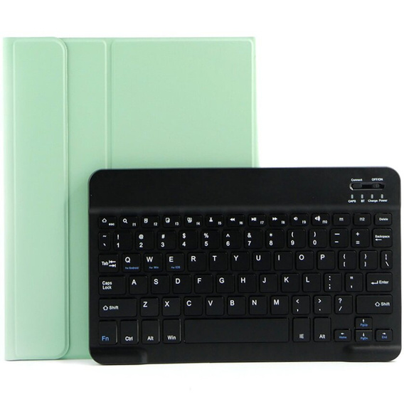 Etui i Klawiatura do iPad Air 10.9" 2022/2020 (5/4 gen.), Jasno zielone 