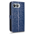 Etui z klapką do T Phone 3 5G, Wallet Rhombus, niebieskie