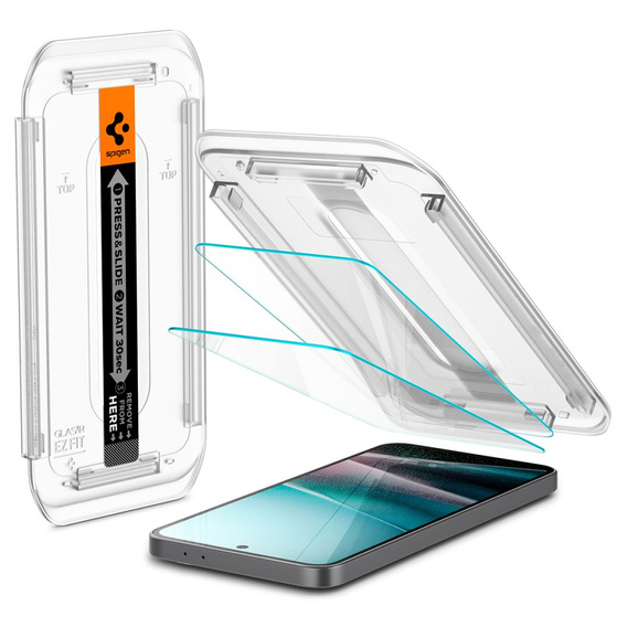 SPIGEN Szkło Hartowane do Samsung Galaxy A36 5G, Glas.TR EZ Fit (2 sztuki)