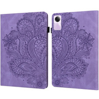 Etui do Xiaomi Redmi Pad SE 11", Flowers, fioletowe