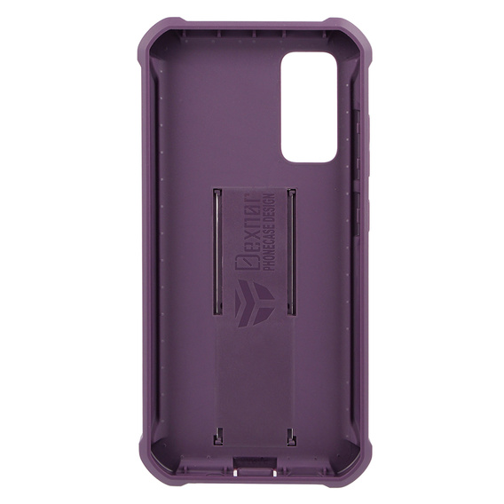 Etui pancerne do Samsung Galaxy S20 FE, Dexnor Full Body, ciemnofioletowe