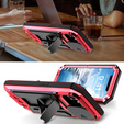 Etui pancerne do iPhone 16E, R-JUST, czerwone