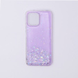 Etui do Xiaomi Redmi 12, Glittery, fioletowe