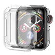 2w1 Etui + osłona ekranu do Apple Watch 7/8/9 41MM, Przezroczyste