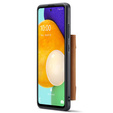 Etui do Samsung Galaxy A53 5G, DG.MING 2in1, brązowe