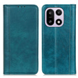 Etui z klapką do OnePlus 15, Split Leather, zielone