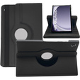 Etui do Samsung Galaxy Tab A9+, Obrotowe 360, czarne