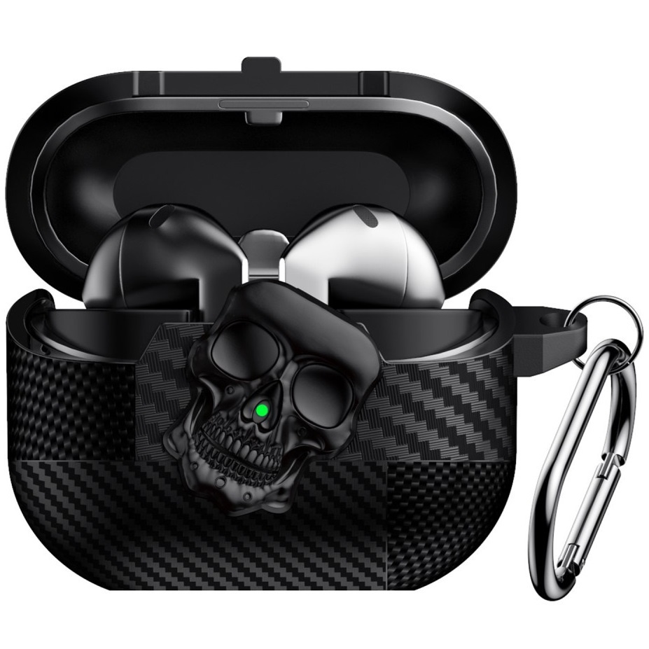 Etui z motywem czaszki na słuchawki Samsung Galaxy Buds 3 / 3 Pro