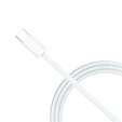 Zestaw Ładowarka Sieciowa 65W GaN 2x USB-C, biała + 2x Nylonowy Kabel USB-C 1M