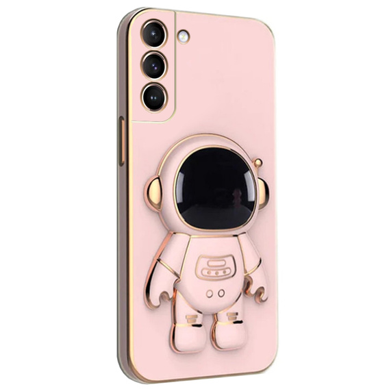 Etui do Samsung Galaxy S21, Astronaut, różowe rose gold