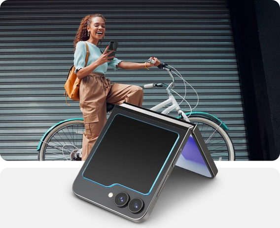 SPIGEN Szkło Hartowane do Samsung Galaxy Z Flip7 FE / Z Flip6 , Glas.TR EZ Fit (2 sztuki)