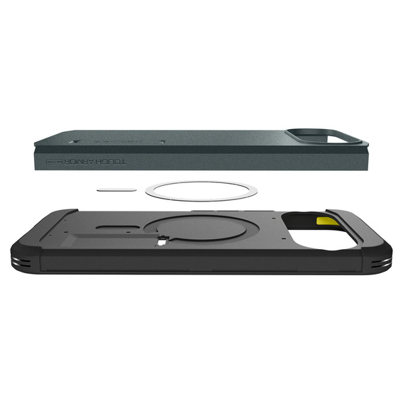 Etui Spigen do Google Pixel 10 Pro XL, Tough Armor MagSafe, Abyss Green