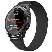 Pasek Nylonowy Quickfit do Garmin Fenix 5/6/6 PRO/7 Forerunner 965/955/945, Czarny