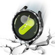 2w1 Etui + Szkło Hartowane do Samsung Galaxy Watch 7 40mm, Czarne