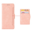 Etui z klapką do Samsung Galaxy A26 5G, Card Slot, różowe