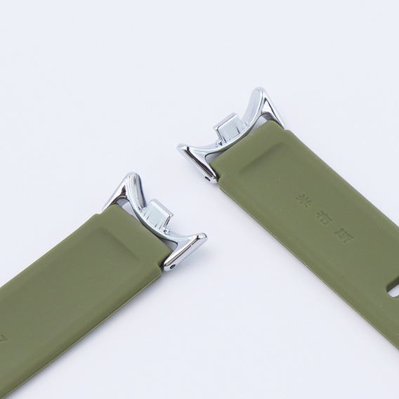 Pasek Silikonowy do Xiaomi Smart Band 10 / 9 / 8, Zielony