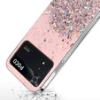 Etui do Xiaomi Poco M4 Pro 4G, Glittery, różowe