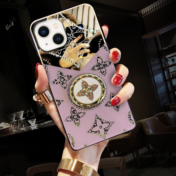Etui Fashion do iPhone 13, fioletowe